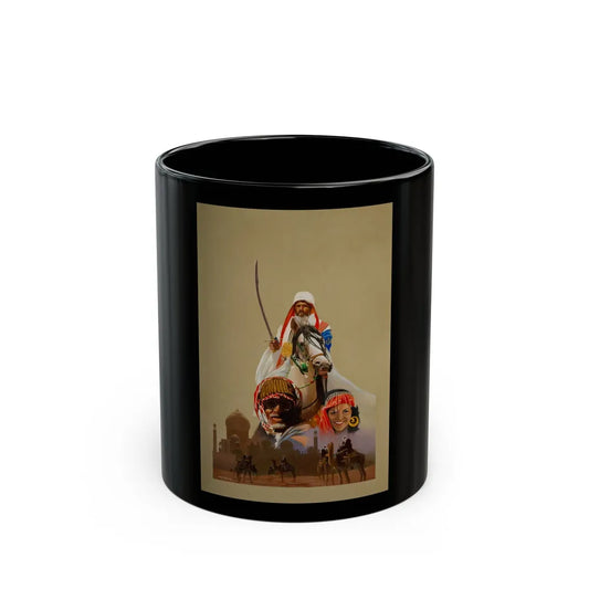 Arabian Scene - Black Coffee Mug-11oz-Go Mug Yourself