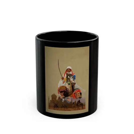 Arabian Scene - Black Coffee Mug 11oz - Go Mug Yourself