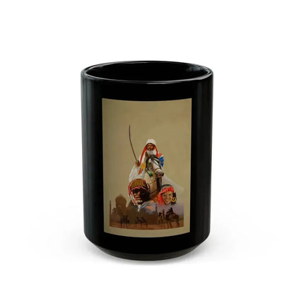 Arabian Scene - Black Coffee Mug 15oz - Go Mug Yourself