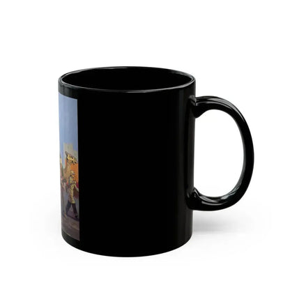Arabian Scene, magazine cover art - Black Coffee Mug - Go Mug Yourself