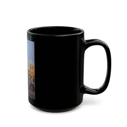 Arabian Scene, magazine cover art - Black Coffee Mug - Go Mug Yourself