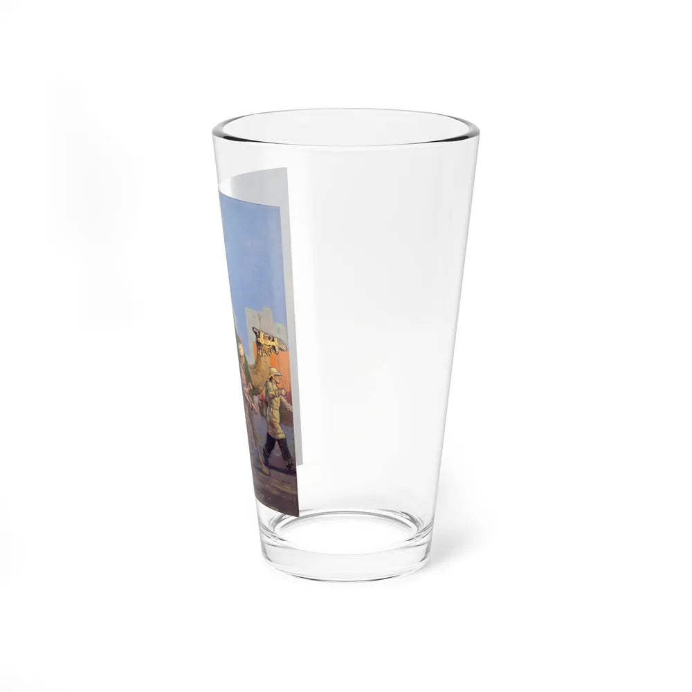 Arabian Scene, magazine cover art (Magazine Illustration) Pint Glass 16oz-Go Mug Yourself