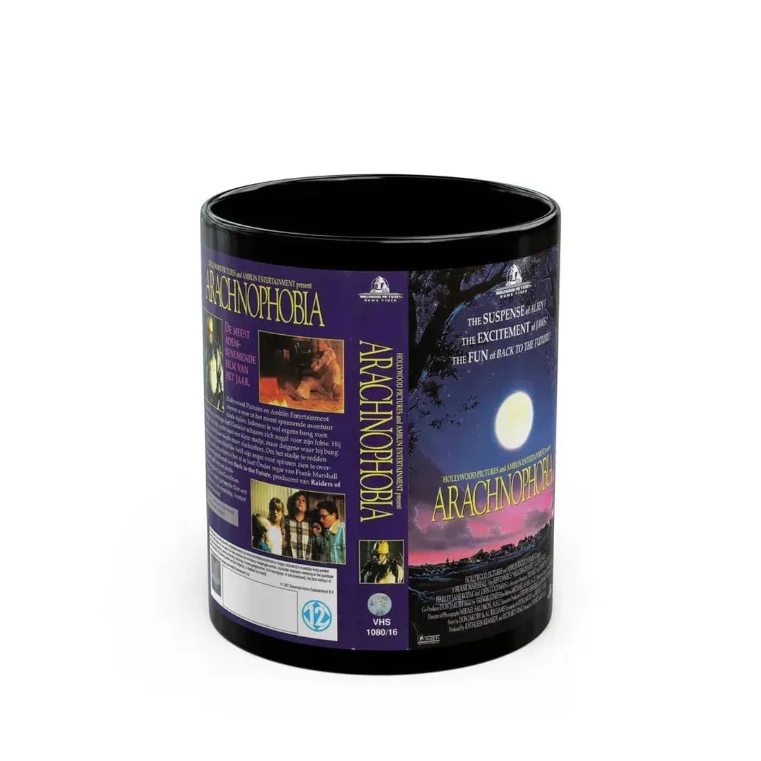 ARACHNOPHOBIA (VHS COVER) - Black Coffee Mug 11oz - Go Mug Yourself