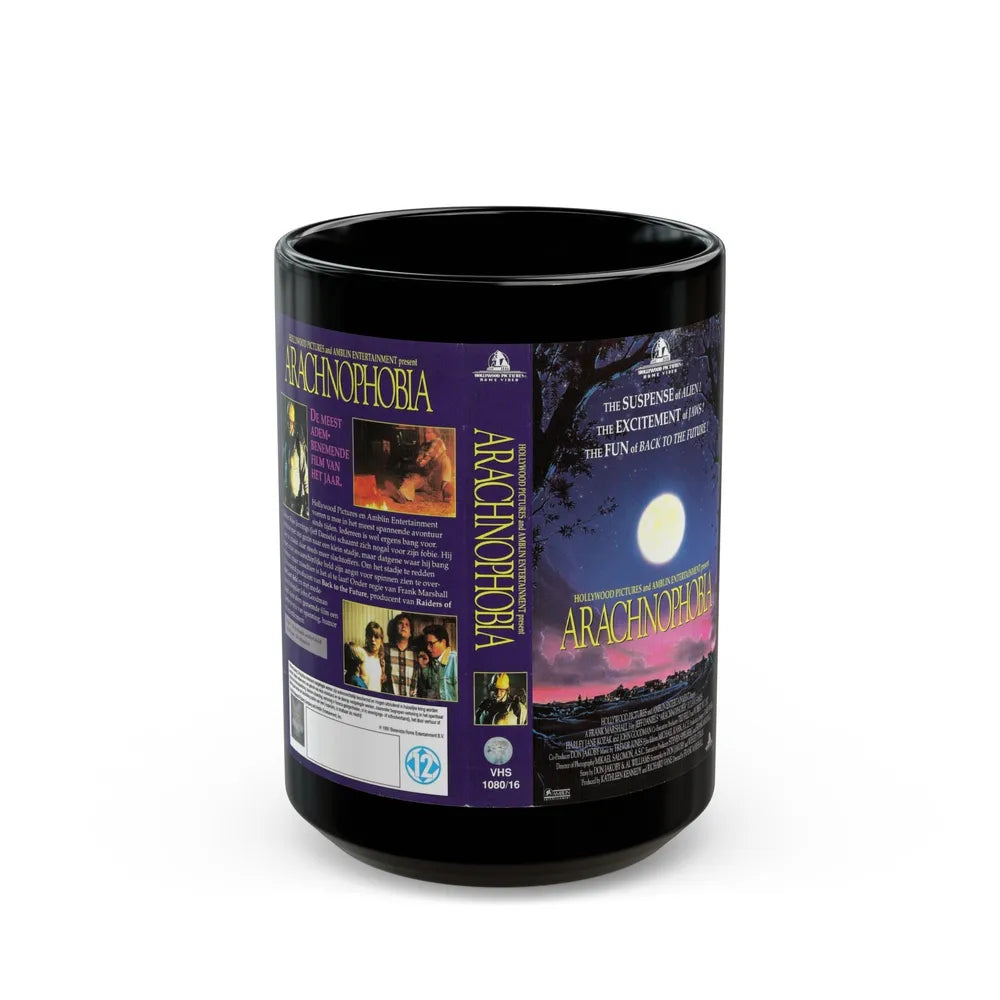 ARACHNOPHOBIA (VHS COVER) - Black Coffee Mug-15oz-Go Mug Yourself