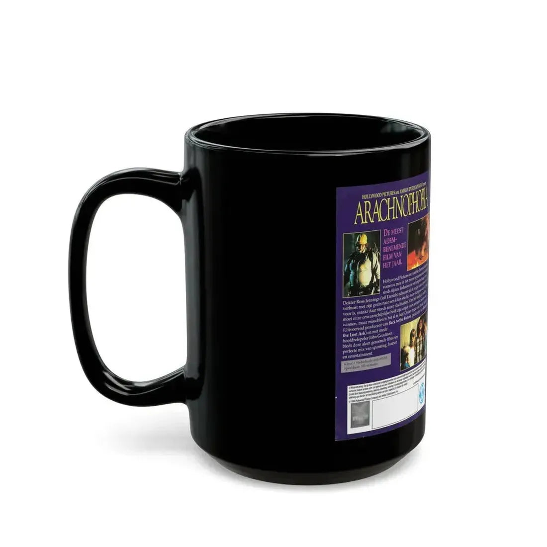 ARACHNOPHOBIA (VHS COVER) - Black Coffee Mug - Go Mug Yourself
