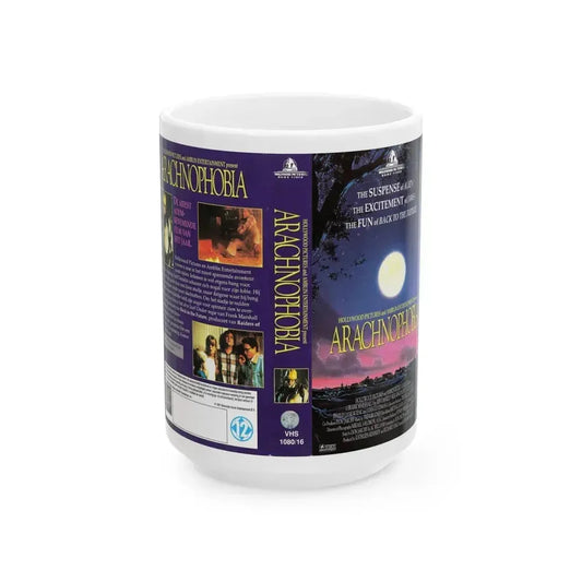 ARACHNOPHOBIA (VHS COVER) - White Coffee Mug 15oz - Go Mug Yourself