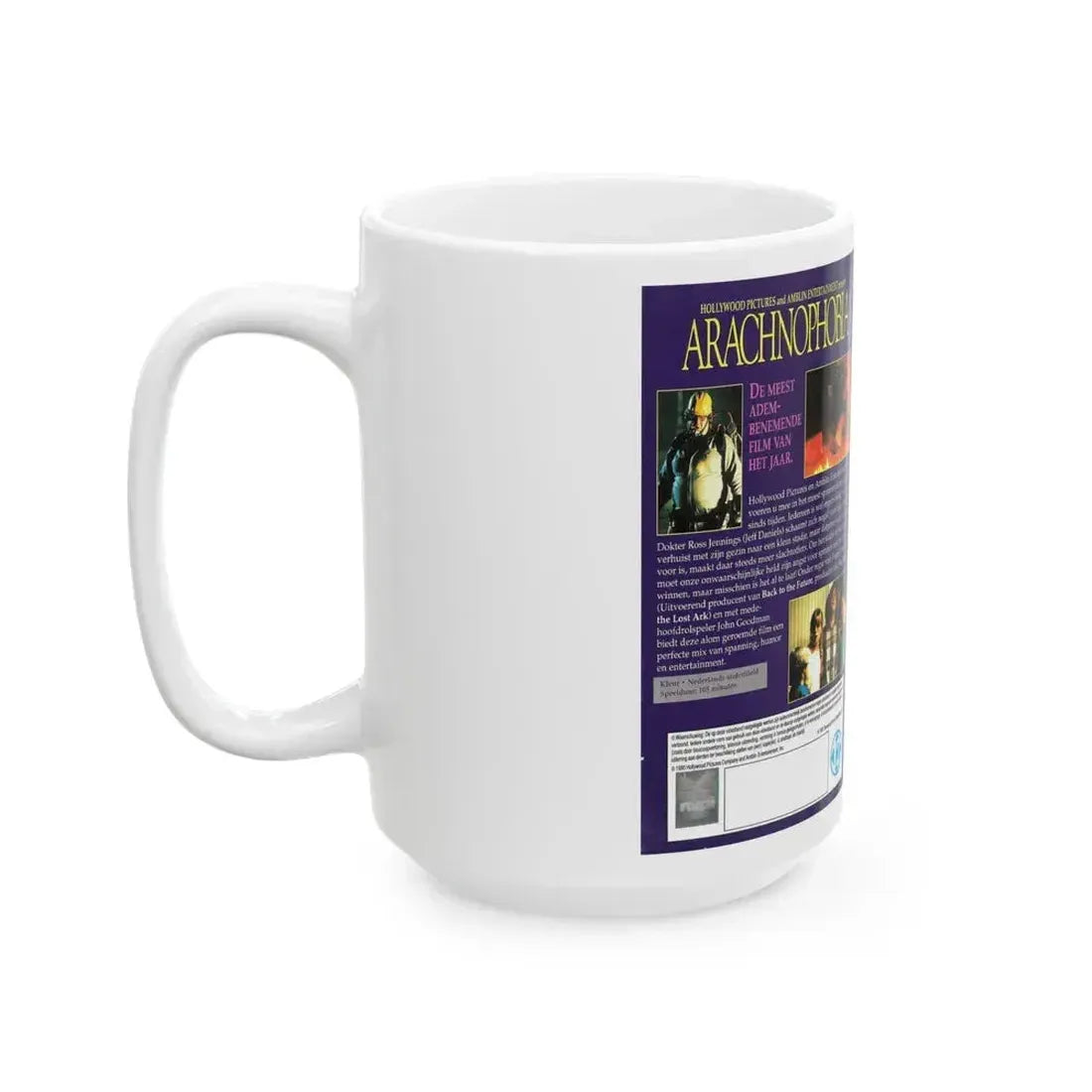 ARACHNOPHOBIA (VHS COVER) - White Coffee Mug - Go Mug Yourself