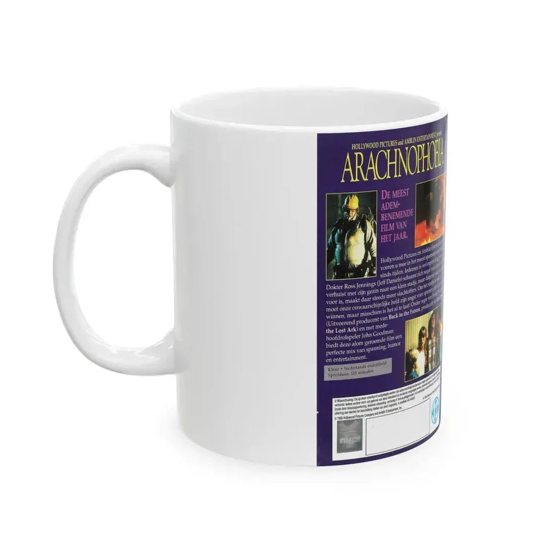 ARACHNOPHOBIA (VHS COVER) - White Coffee Mug - Go Mug Yourself