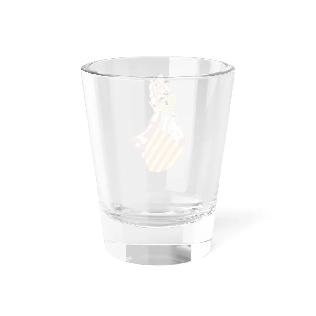 Aragonese Royal Arms with the Crest of the Chivalry of Saint George (Spain) (Coat of Arms) Shot Glass 1.5oz - Go Mug Yourself
