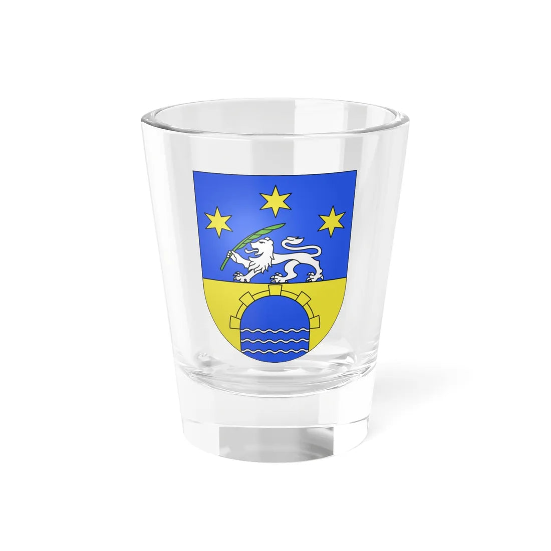 ArbedoCastione-coat of arms (Switzerland) (Coat of Arms) Shot Glass 1.5oz 1.5oz - Go Mug Yourself