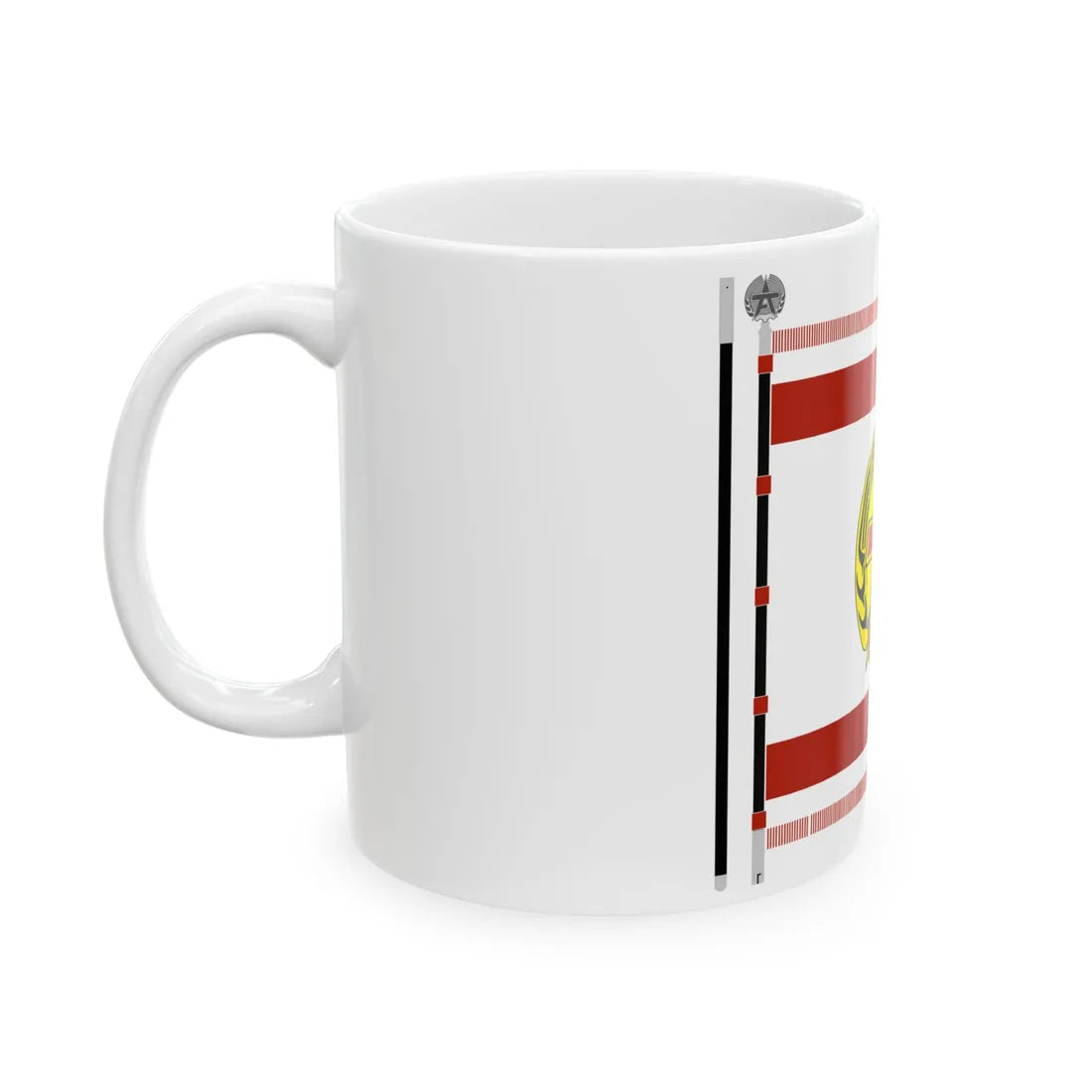 Arbeiterfestspiele Fahne (Germany) White Coffee Mug - Go Mug Yourself