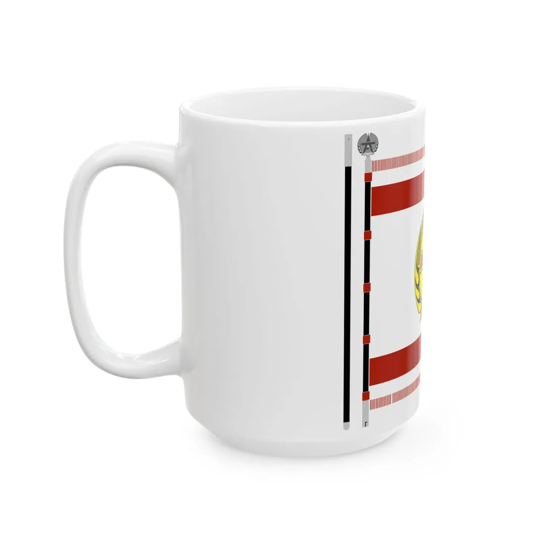 Arbeiterfestspiele Fahne (Germany) White Coffee Mug - Go Mug Yourself