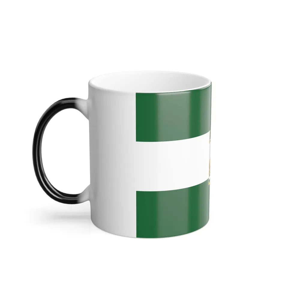 Arbonaida the Flag of Andalusia Spain - Color Changing Coffee Mug-Go Mug Yourself