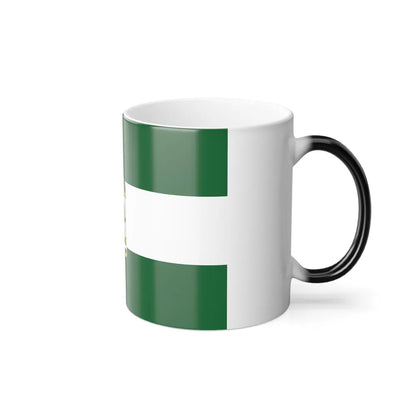 Arbonaida the Flag of Andalusia Spain - Color Changing Coffee Mug-Go Mug Yourself