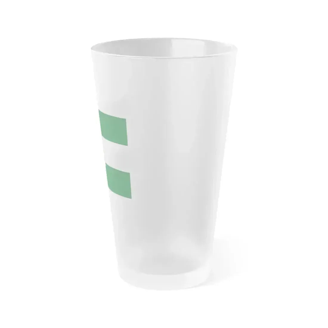Arbonaida the Flag of Andalusia Spain - Frosted Pint Glass 16oz - Go Mug Yourself