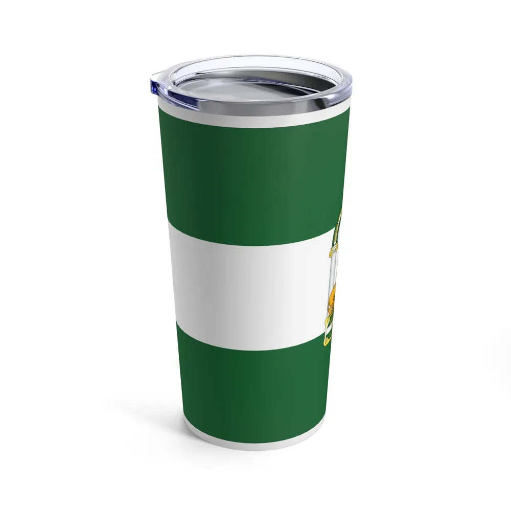 Arbonaida the Flag of Andalusia Spain - Tumbler 20oz-Go Mug Yourself