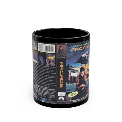 ARCADE (VHS COVER) - Black Coffee Mug 11oz - Go Mug Yourself