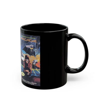 ARCADE (VHS COVER) - Black Coffee Mug-Go Mug Yourself