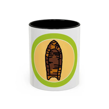 Archaeology (Boy Scout Merit Badge) Accent Coffee Mug 11oz Black - Go Mug Yourself