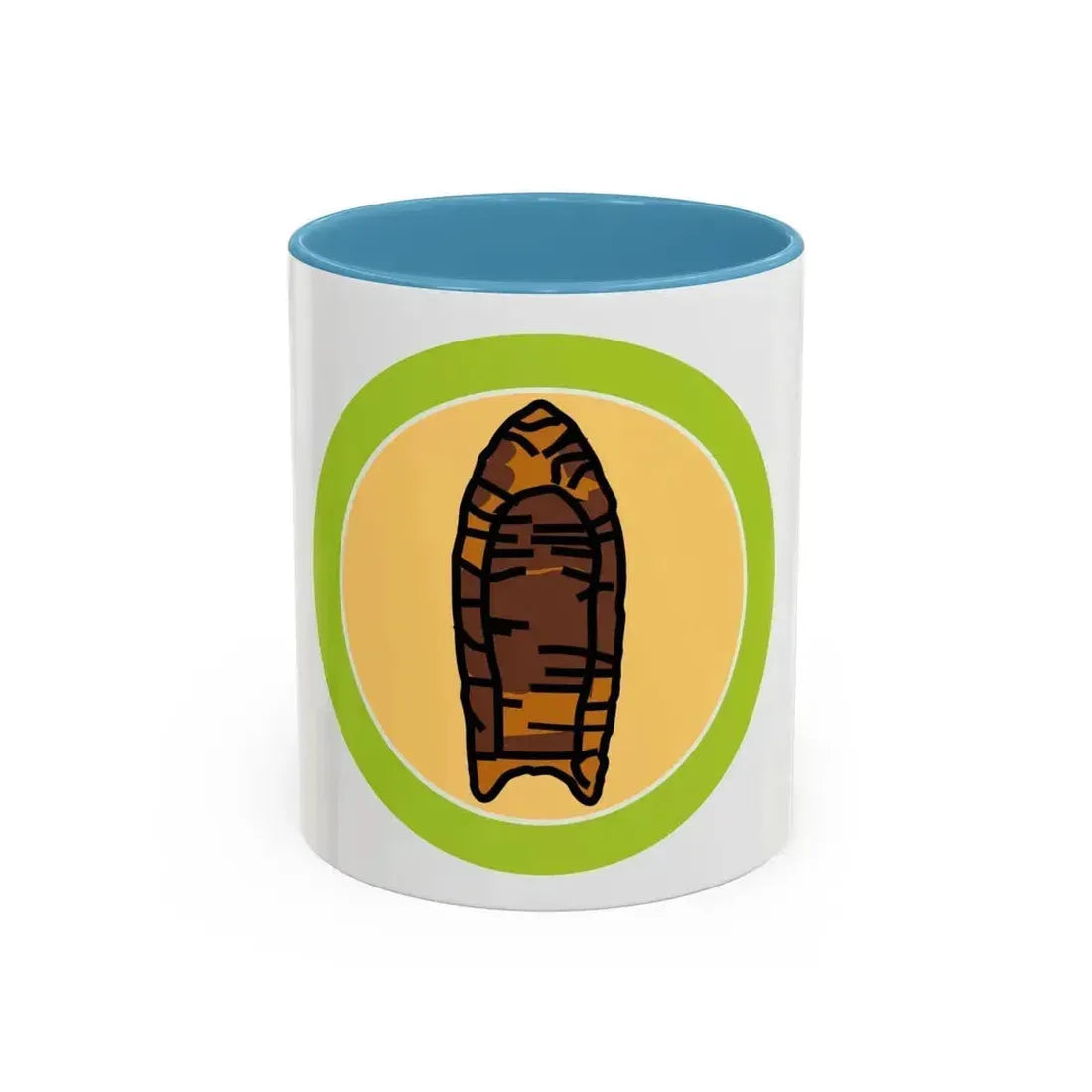 Archaeology (Boy Scout Merit Badge) Accent Coffee Mug 11oz Light Blue - Go Mug Yourself