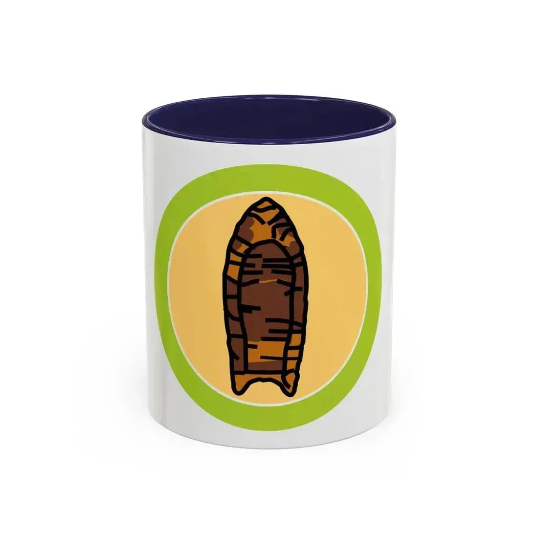 Archaeology (Boy Scout Merit Badge) Accent Coffee Mug 11oz Navy - Go Mug Yourself