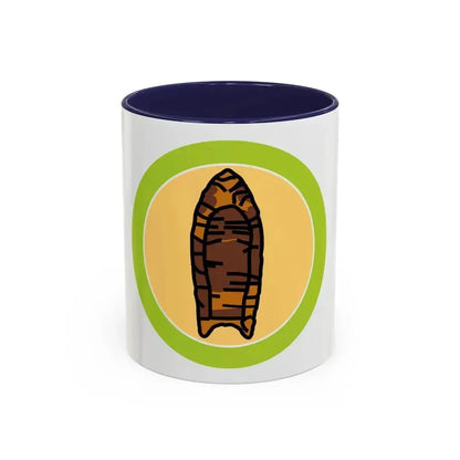 Archaeology (Boy Scout Merit Badge) Accent Coffee Mug 11oz Navy - Go Mug Yourself