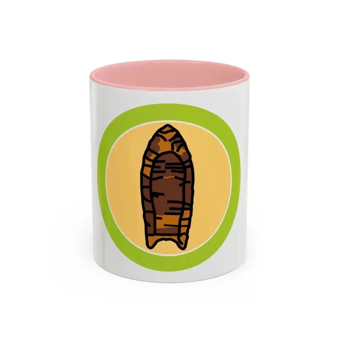 Archaeology (Boy Scout Merit Badge) Accent Coffee Mug 11oz Pink - Go Mug Yourself