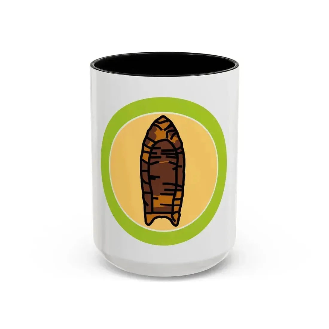 Archaeology (Boy Scout Merit Badge) Accent Coffee Mug 15oz Black - Go Mug Yourself