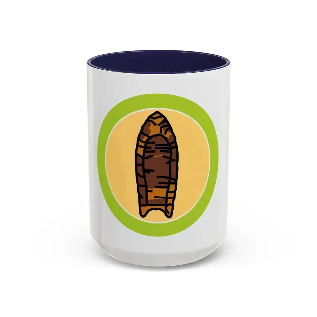 Archaeology (Boy Scout Merit Badge) Accent Coffee Mug 15oz Navy - Go Mug Yourself