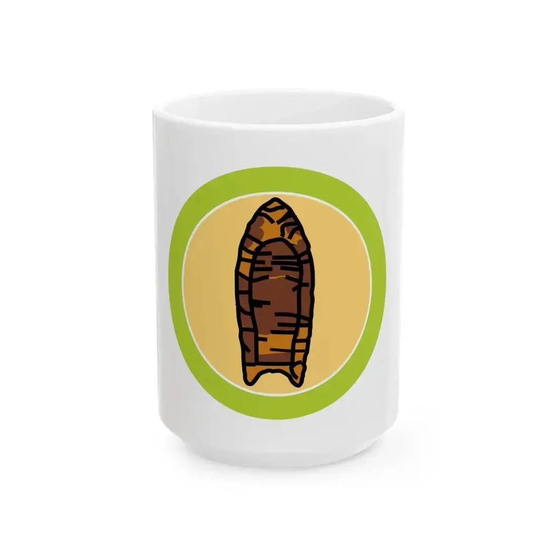 Archaeology (Boy Scout Merit Badge) White Coffee Mug 15oz - Go Mug Yourself