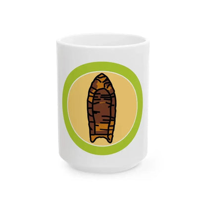 Archaeology (Boy Scout Merit Badge) White Coffee Mug 15oz - Go Mug Yourself