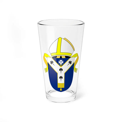 Archbishop of Canterbury arms (England) (Coat of Arms) Pint Glass 16oz 16oz - Go Mug Yourself