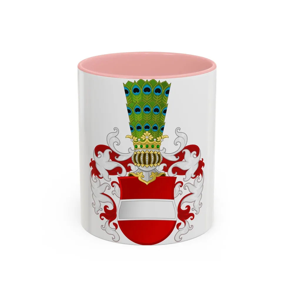 Archduchy of Austria - Accent Coffee Mug-11oz-Pink-Go Mug Yourself