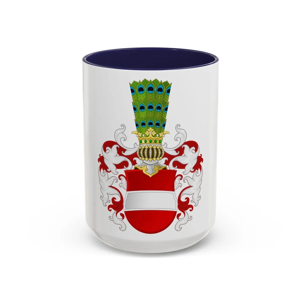 Archduchy of Austria - Accent Coffee Mug-15oz-Navy-Go Mug Yourself