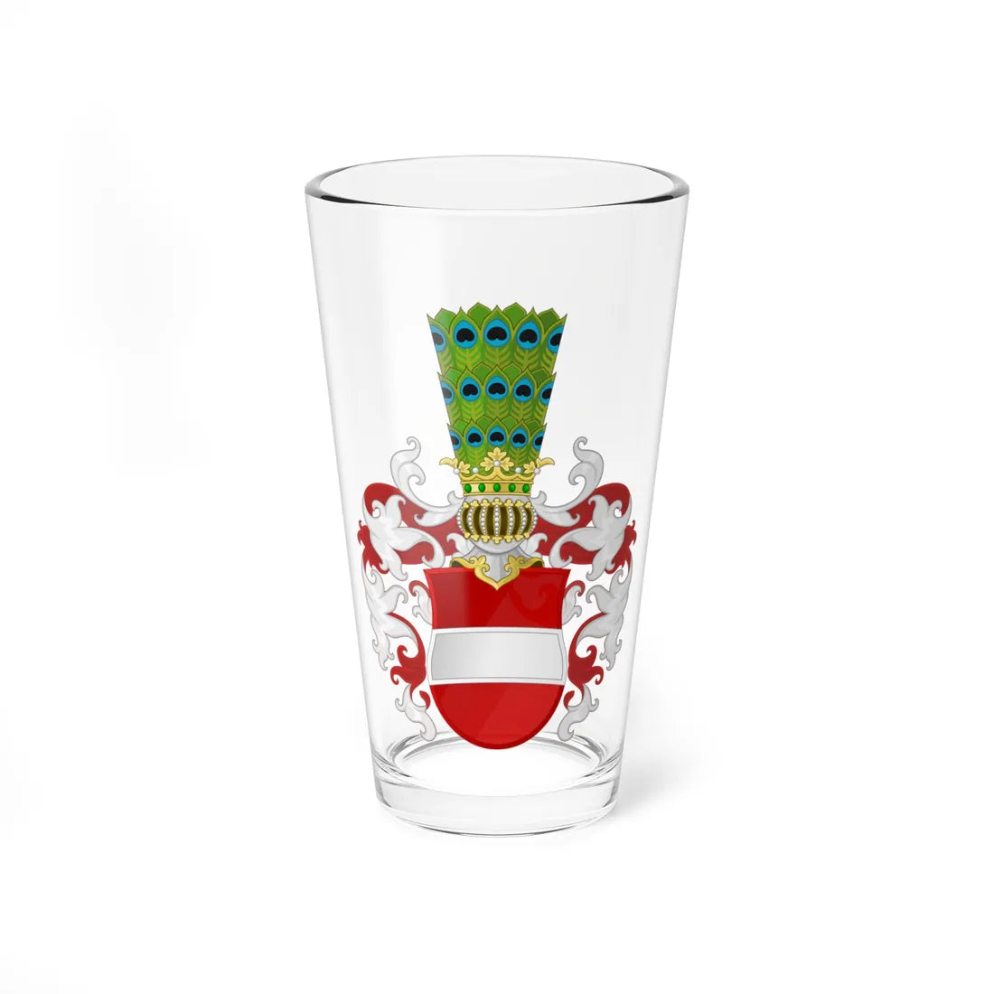 Archduchy of Austria COA (Austria) (Coat of Arms) Pint Glass 16oz 16oz - Go Mug Yourself