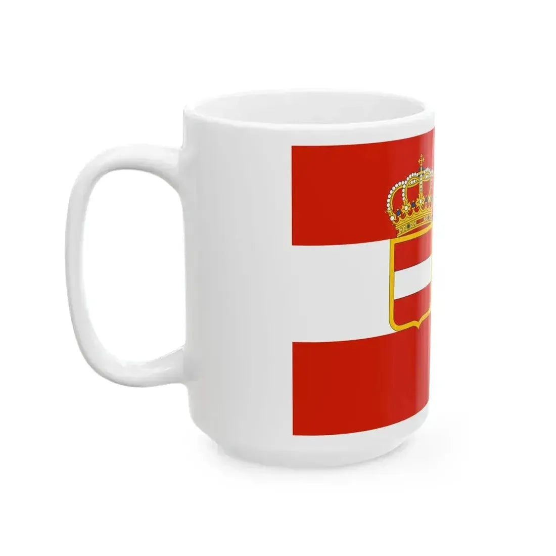 Archduchy of Austria flag (Austria) White Coffee Mug - Go Mug Yourself