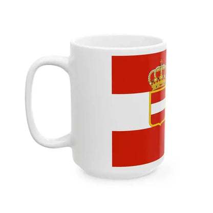 Archduchy of Austria flag (Austria) White Coffee Mug - Go Mug Yourself