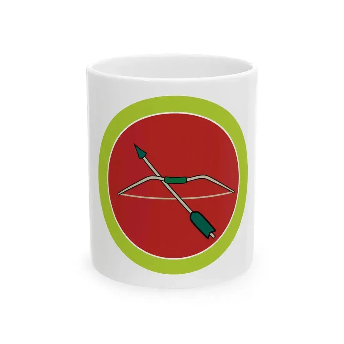 Archery (Boy Scout Merit Badge) White Coffee Mug 11oz - Go Mug Yourself