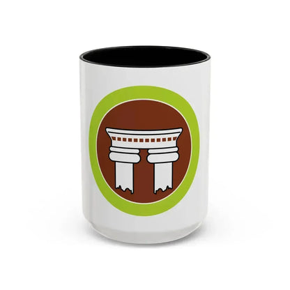 Architecture (Boy Scout Merit Badge) Accent Coffee Mug 15oz Black - Go Mug Yourself