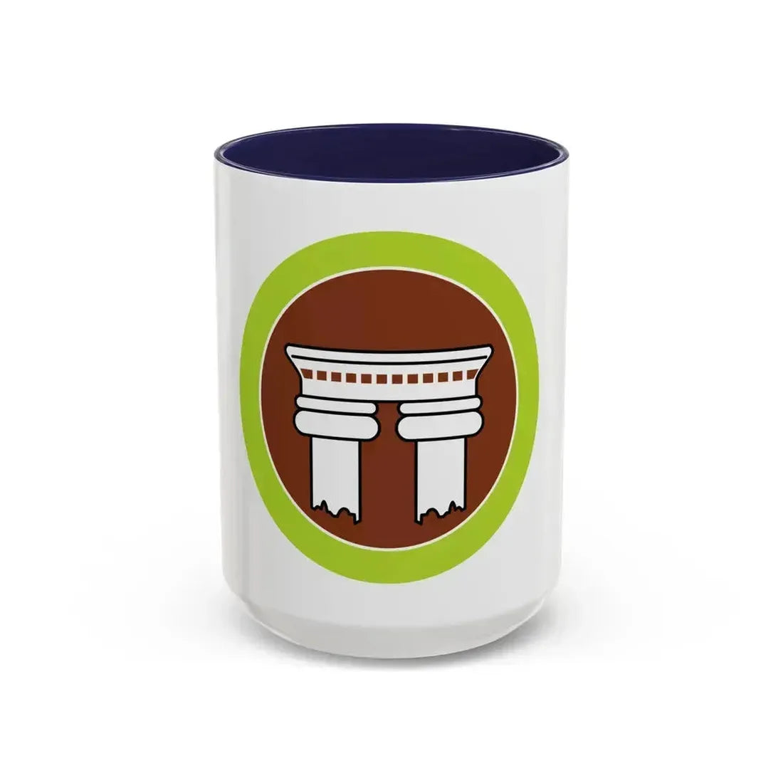 Architecture (Boy Scout Merit Badge) Accent Coffee Mug 15oz Navy - Go Mug Yourself