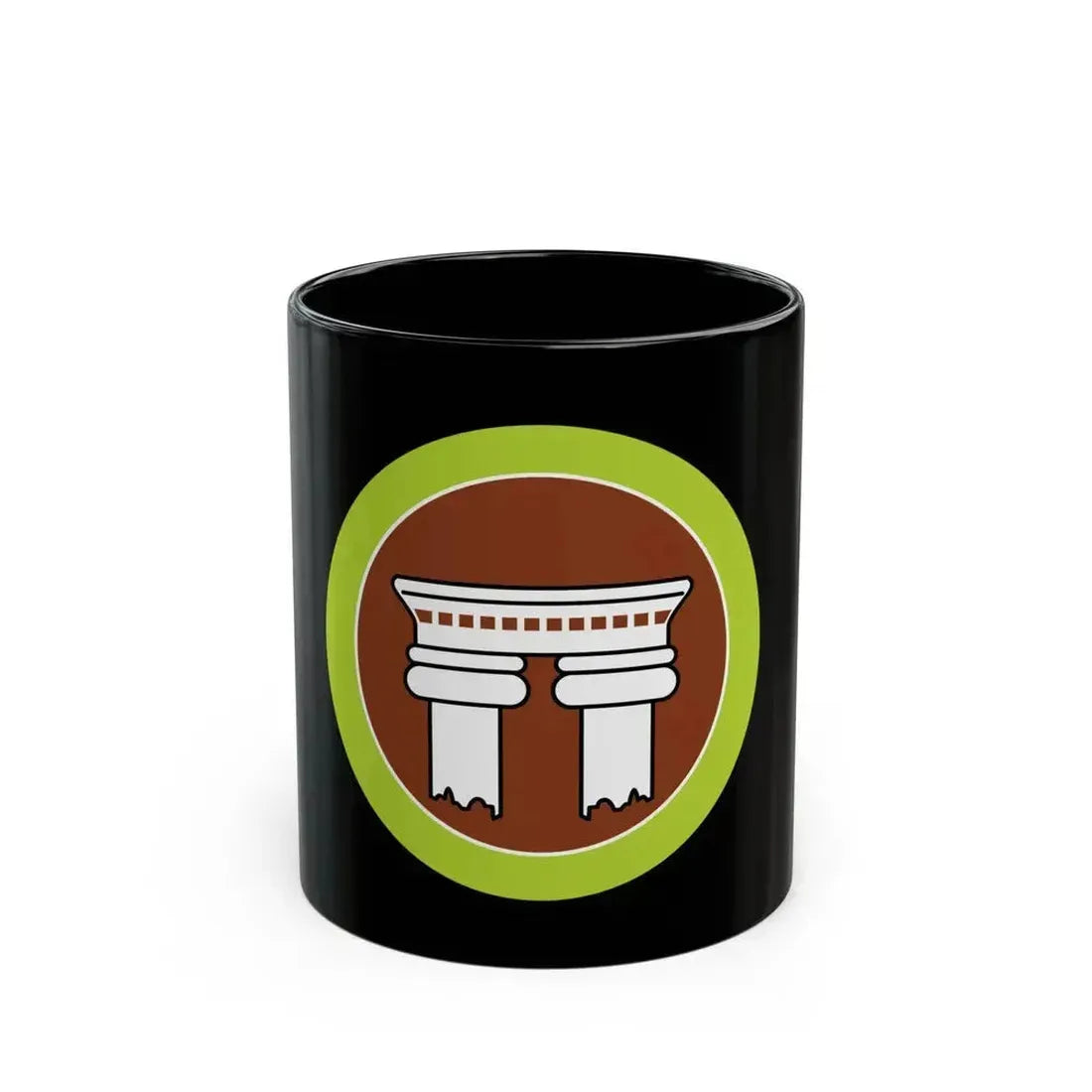 Architecture (Boy Scout Merit Badge) Black Coffee Mug 11oz - Go Mug Yourself