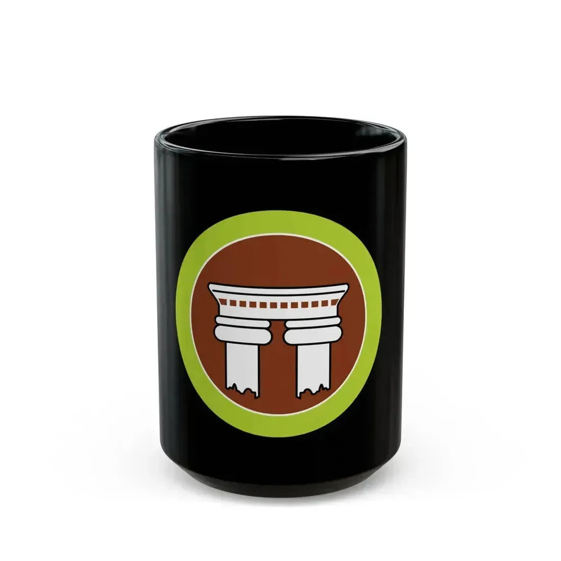 Architecture (Boy Scout Merit Badge) Black Coffee Mug 15oz - Go Mug Yourself