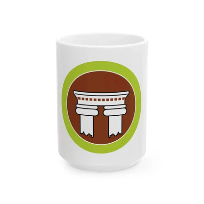 Architecture (Boy Scout Merit Badge) White Coffee Mug 15oz - Go Mug Yourself