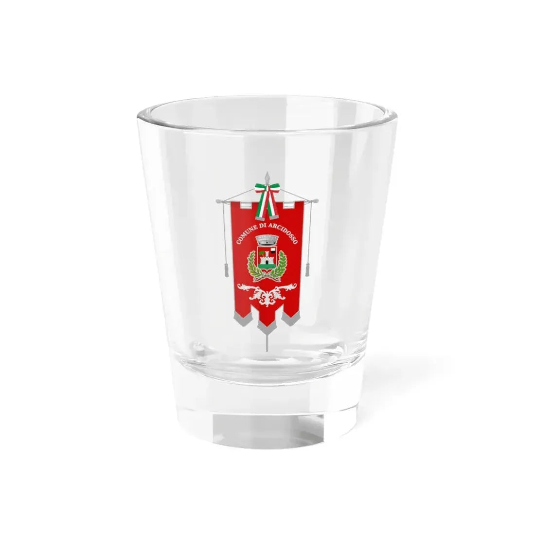 Arcidosso-Gonfalone (Italy) Shot Glass 1.5oz 1.5oz - Go Mug Yourself