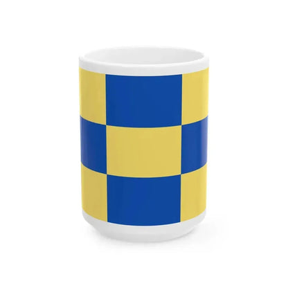 Arconate-Bandiera (Italy) White Coffee Mug 15oz - Go Mug Yourself