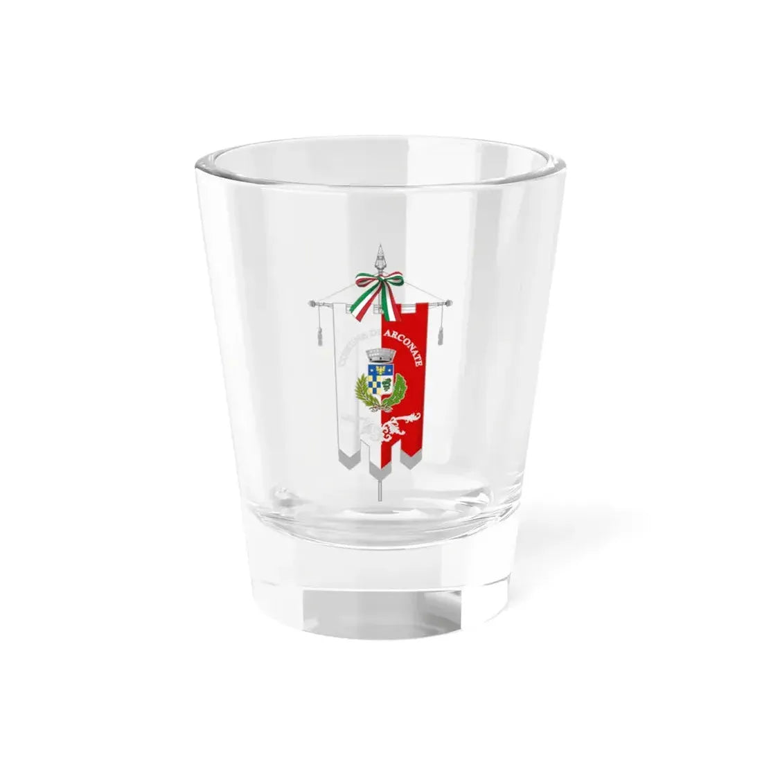 Arconate-Gonfalone (Italy) Shot Glass 1.5oz 1.5oz - Go Mug Yourself
