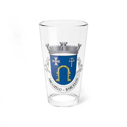 Arcozelo - Barcelos (Portugal) (Coat of Arms) Pint Glass 16oz 16oz - Go Mug Yourself