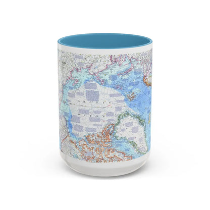 Arctic Ocean (1971) (Map) Accent Coffee Mug-15oz-Light Blue-Go Mug Yourself