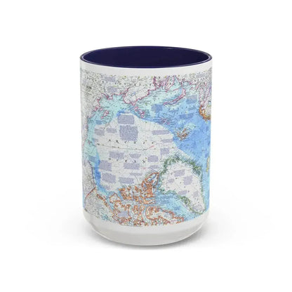Arctic Ocean (1971) (Map) Accent Coffee Mug 15oz Navy - Go Mug Yourself