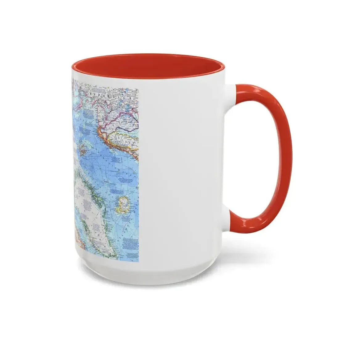 Arctic Ocean (1971) (Map) Accent Coffee Mug - Go Mug Yourself